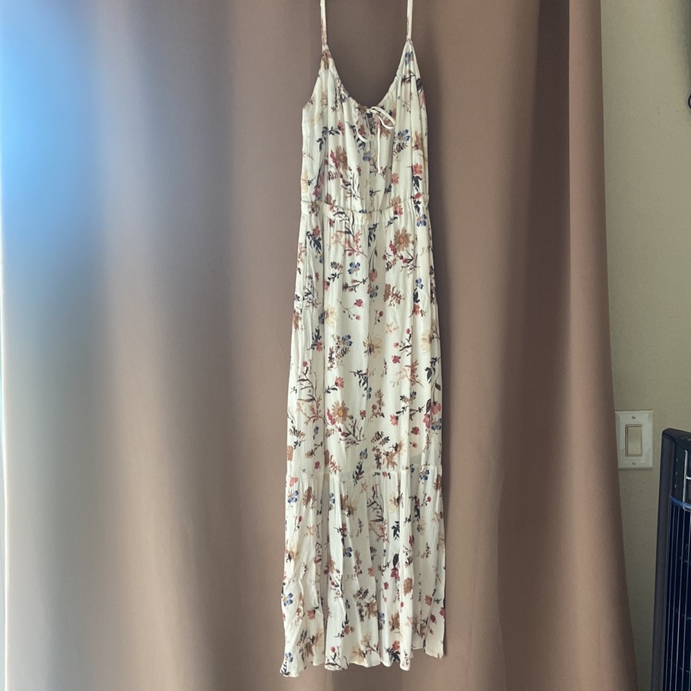 White Floral Abercrombie dress